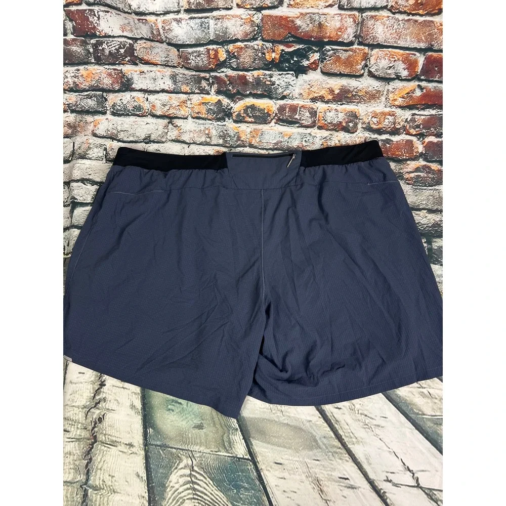 REI Co-op Mens Blue‎ Athletic Running Shorts Size 3XL With Inner liner Pockets